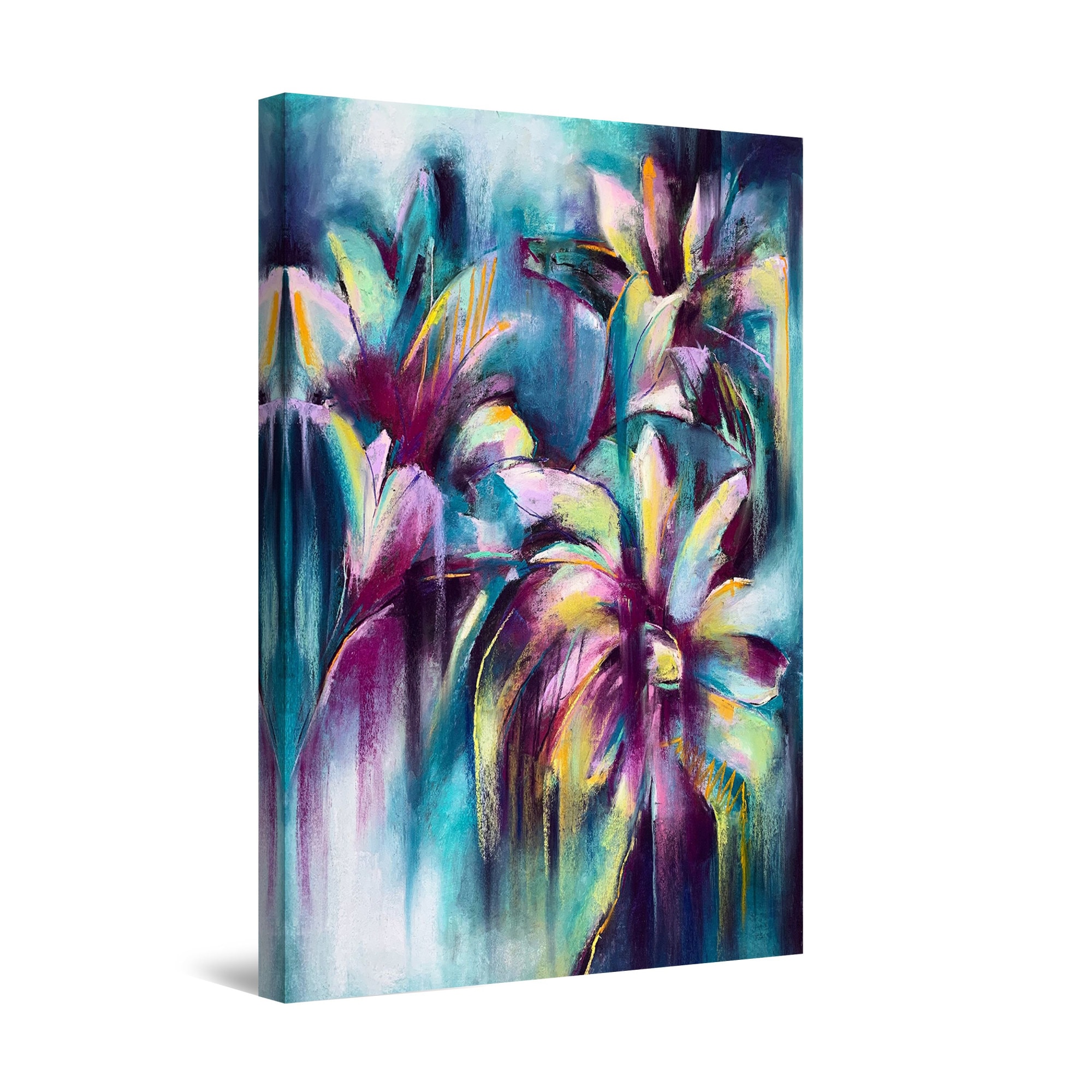 Tablou DualView Startonight Detalii Violet, luminos in intuneric, 60 cm x 40 cm