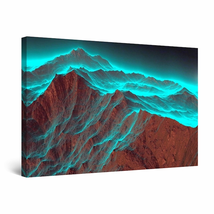 DualView Startonight Рисуваща мъгла в планината, ярка в тъмното, 120 cm x 80 cm