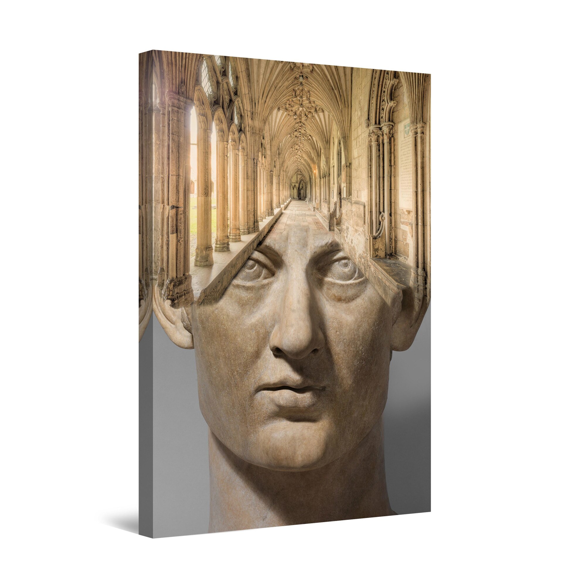 Tablou DualView Startonight Arhitectura Romana, luminos in intuneric, 60 cm x 40 cm