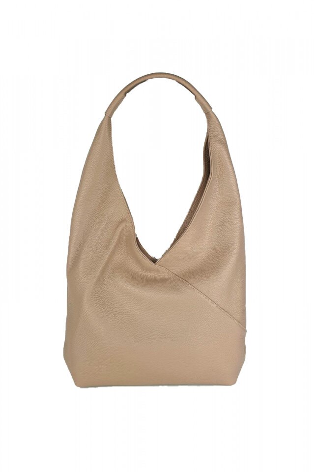 Geanta piele710 Taupe light