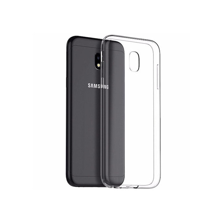 Husa protectie din silicon slim compatibila cu Samsung Galaxy J3 2017, transparenta