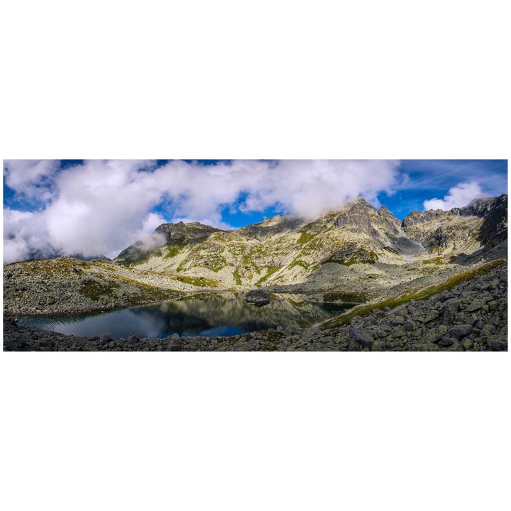 Fototapet Autoadeziv Panorama Alpina, Lac - NWL-017, 80 x 210 cm
