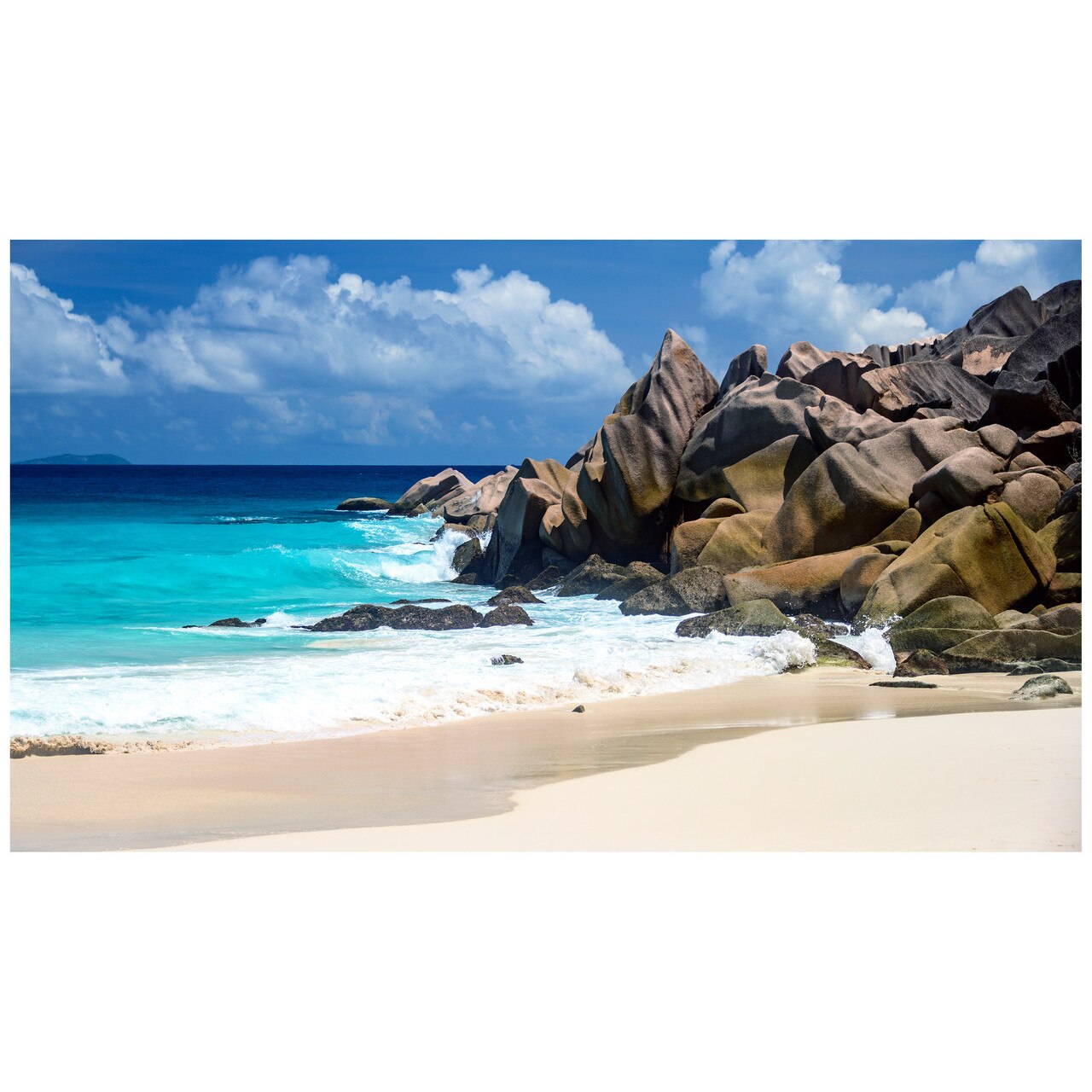Fototapet Autoadeziv Seychelles Beach - NWL-024, 100 x 175 cm