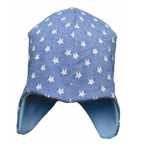 Caciula cu 2 fete pentru baieti Mic Pitic C17AL, Albastru 50