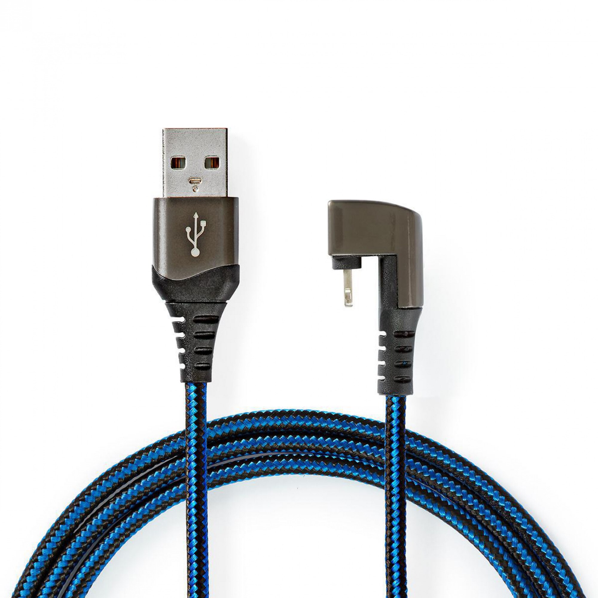 Cablu de date si incarcare Usb-A la Apple Lightning mfi unghi 180 grade 1m, Nedis GCTB39300AL10