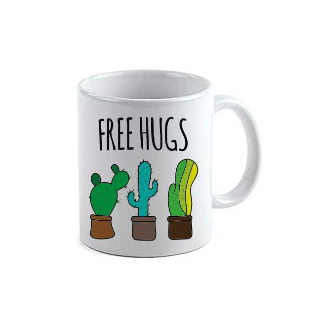 Cana personalizata Cactus,ceramica alba,330ml