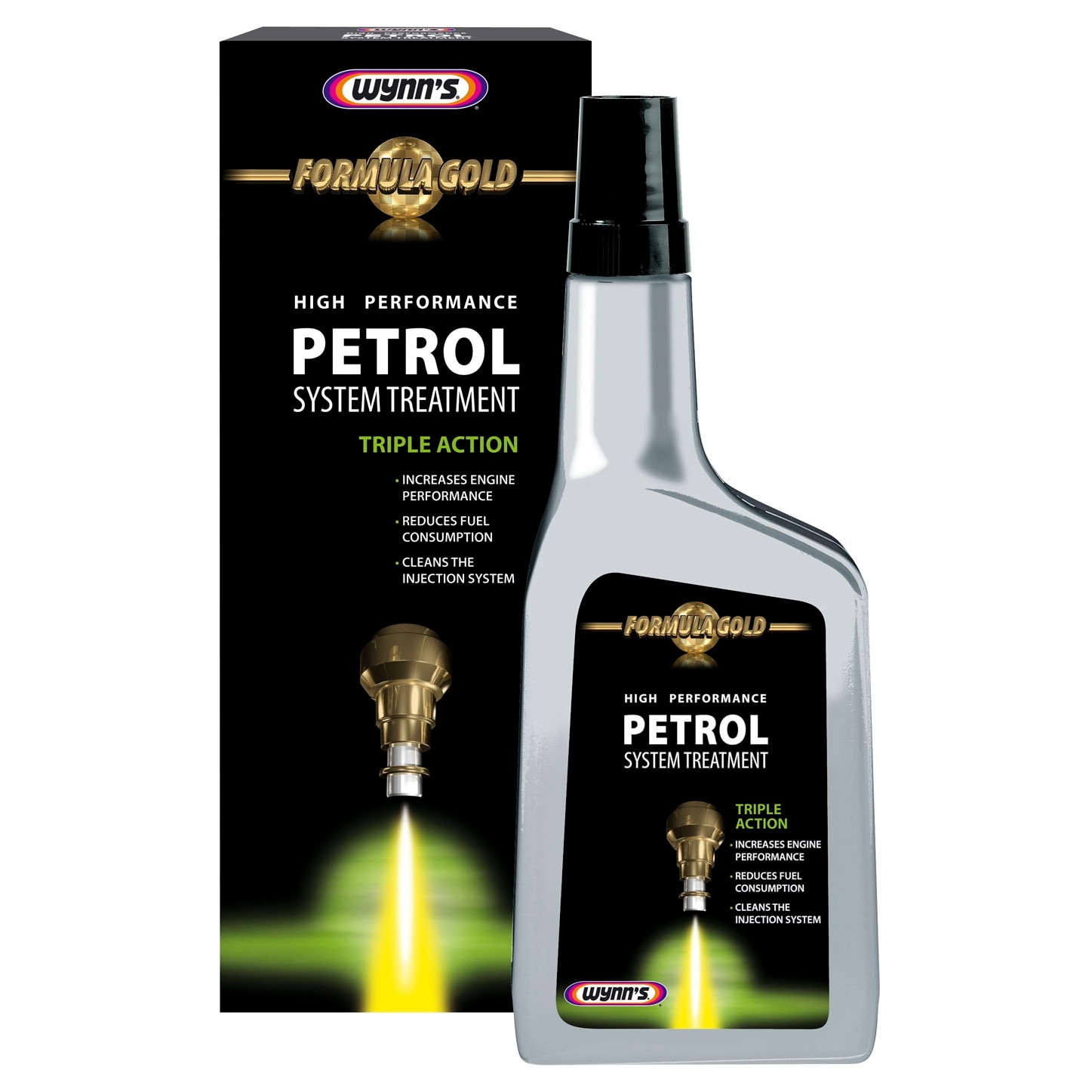 Tratament special pentru sisteme de alimentare benzina Wynns formula gold , 500 ml