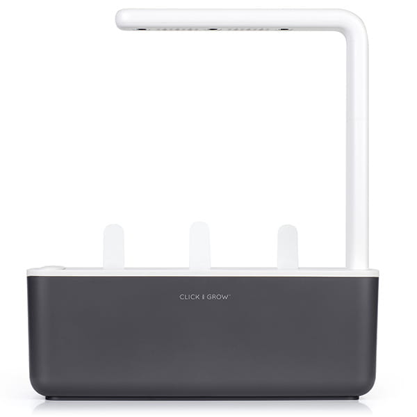 Jardiniera cu seminte de busuioc Smart Garden, antracit, 30x12x21 cm