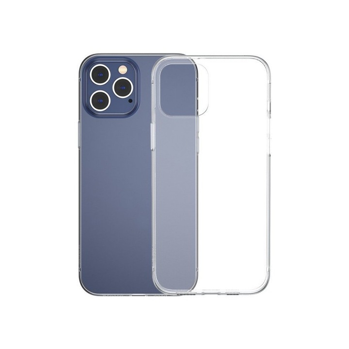 Husa Slim Baseus Simple Pentru iPhone 12 Pro Max, Transparenta, Silicon