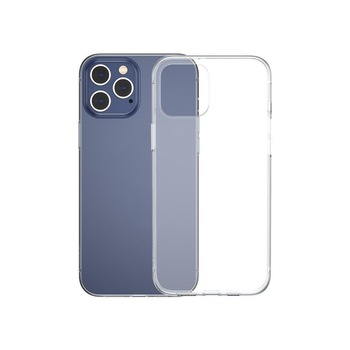 Husa Slim Baseus Simple Pentru iPhone 12 Pro Max, Transparenta, Silicon Husa Slim Baseus Simple Pentru iPhone 12 Pro Max, Transparenta, Silicon