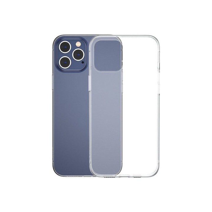 Husa Slim Baseus Simple Pentru iPhone 12 Mini, Transparenta, Silicon