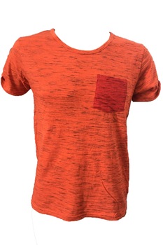 Tricou, Pull&Bear 9230516, Portocaliu Tricou, Pull&Bear 9230516, Portocaliu