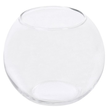 Bol decorativ rotund de sticla, Lioness, 6 x 8 cm Bol decorativ rotund de sticla, Lioness, 6 x 8 cm