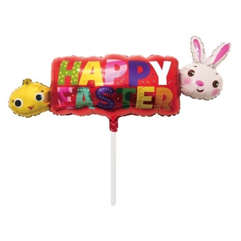 Balon ideal pentru sarbatorile pascale, Zola®, Happy Easter , 51x59 cm Balon ideal pentru sarbatorile pascale, Zola®, Happy Easter , 51x59 cm