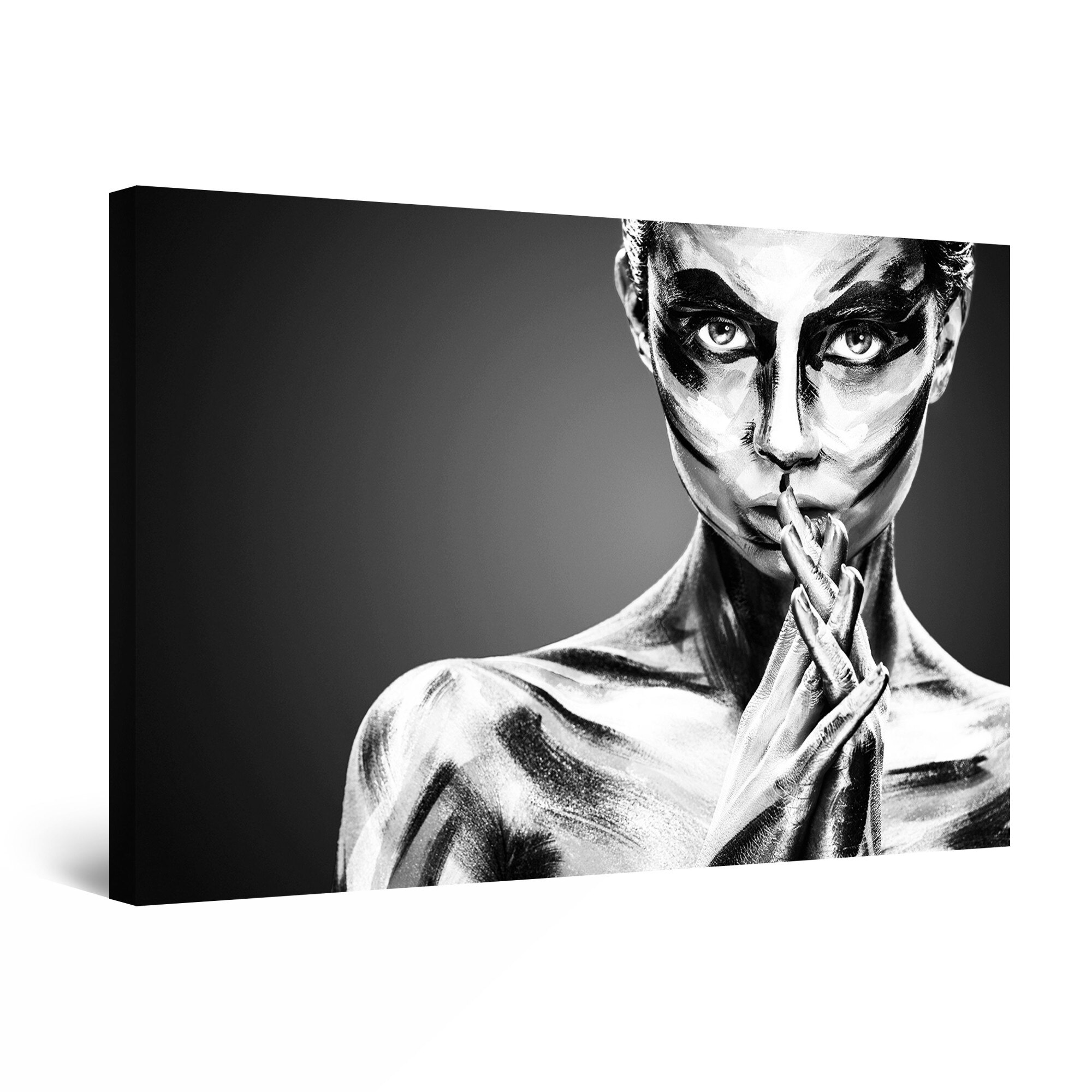 Tablou DualView Startonight Umbre pe Chipul Ei, luminos in intuneric, 60 cm x 40 cm