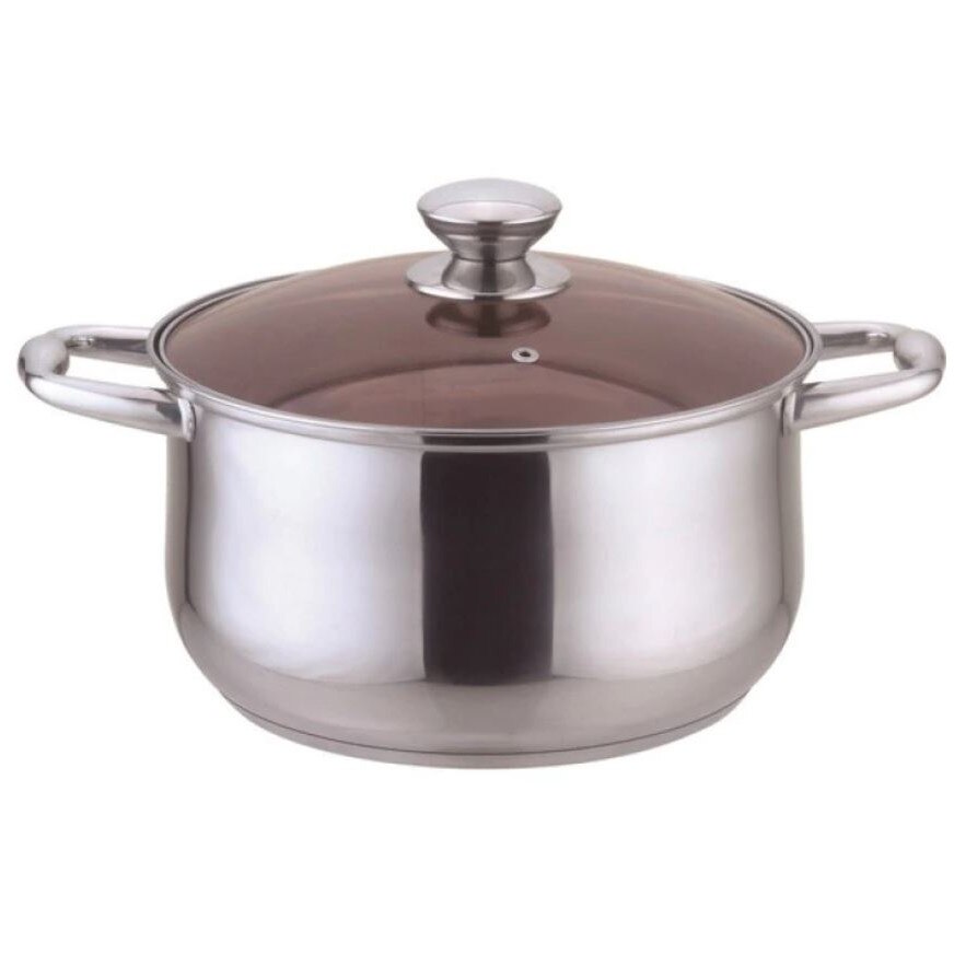 Oala Muhler MR-4621, 26 cm, Inox, Argintiu