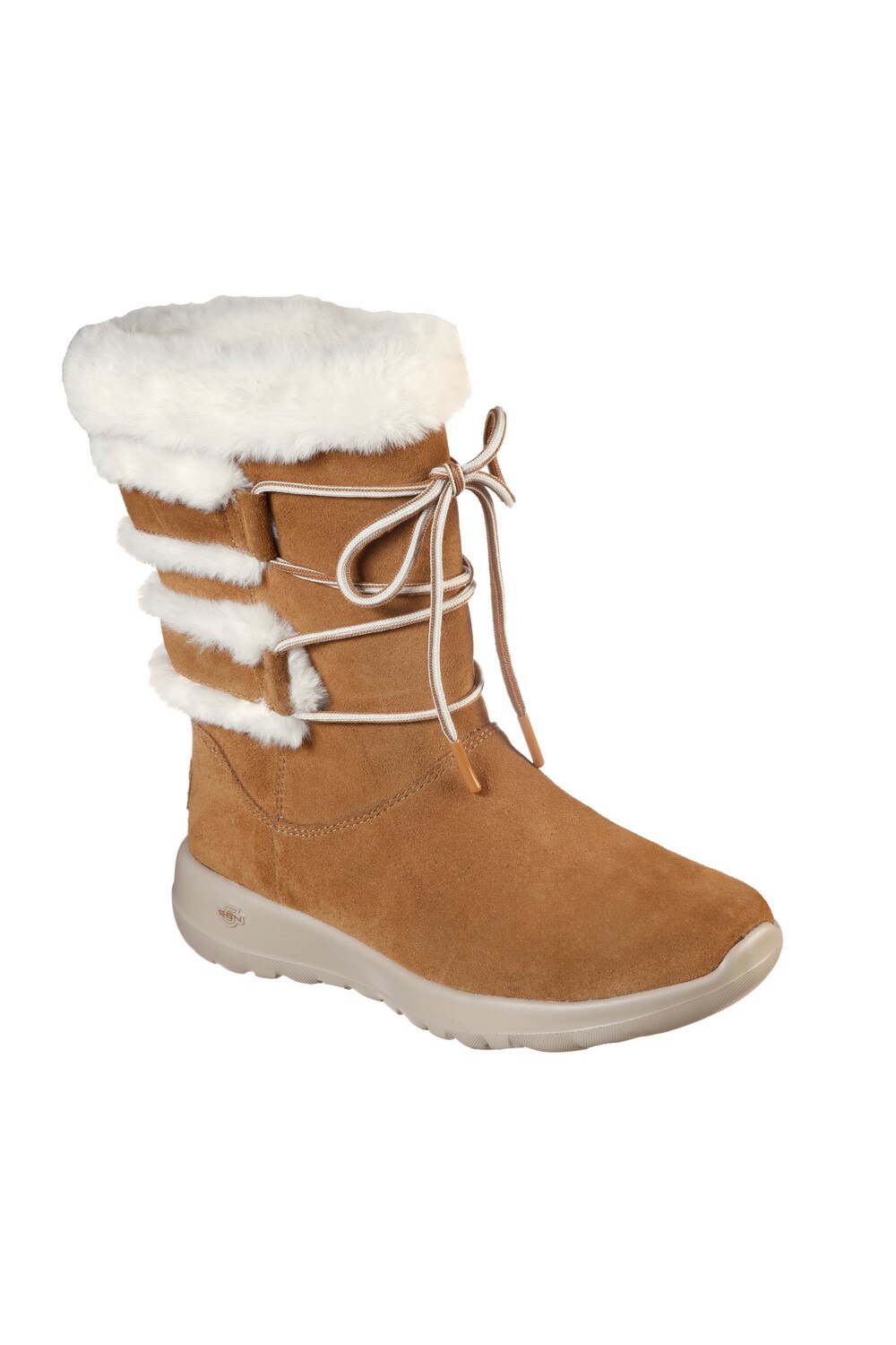 Cizme din piele ON-THE-GO JOY - CYCL, Maro