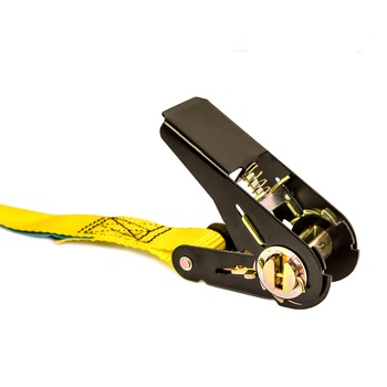 Chinga de ancorare cu dispozitiv de tensionare, PONSA, Sarcini Semi-grele, 5 m, 2000 kg (in bucla), Galben Chinga de ancorare cu dispozitiv de tensionare, PONSA, Sarcini Semi-grele, 5 m, 2000 kg (in bucla), Galben