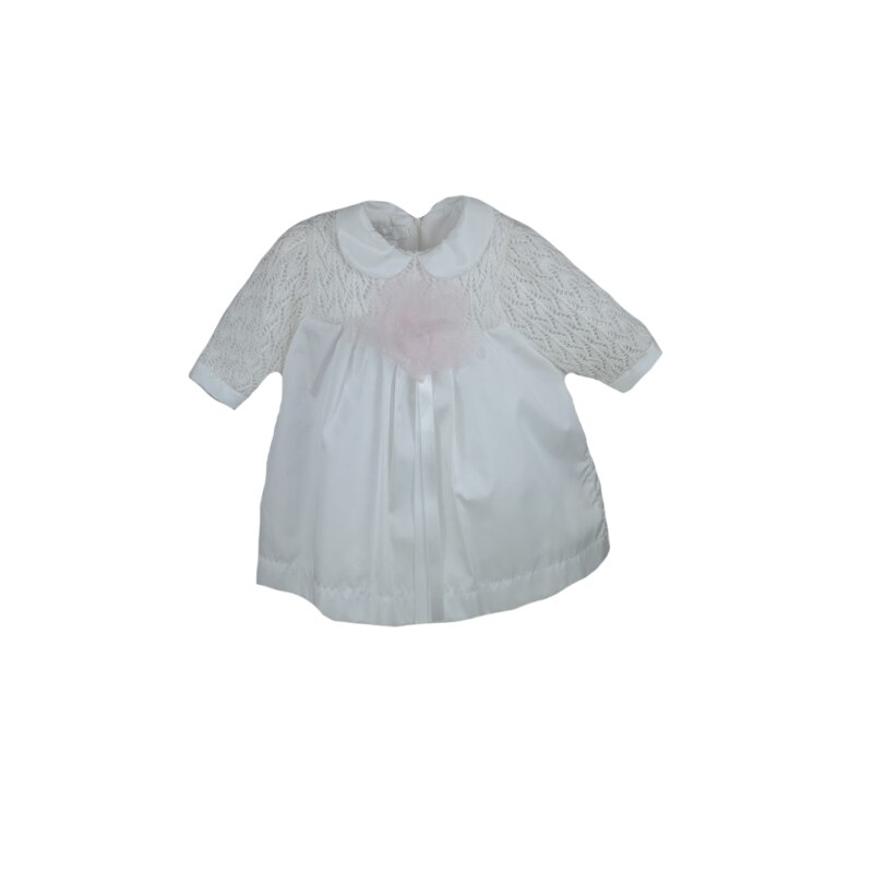 Rochita pentru fete Mini Junior 190-A62, Alb, 3 luni