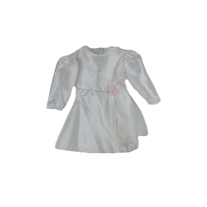 Rochita pentru fete Mini Junior 150-26A, Alb, 3 luni