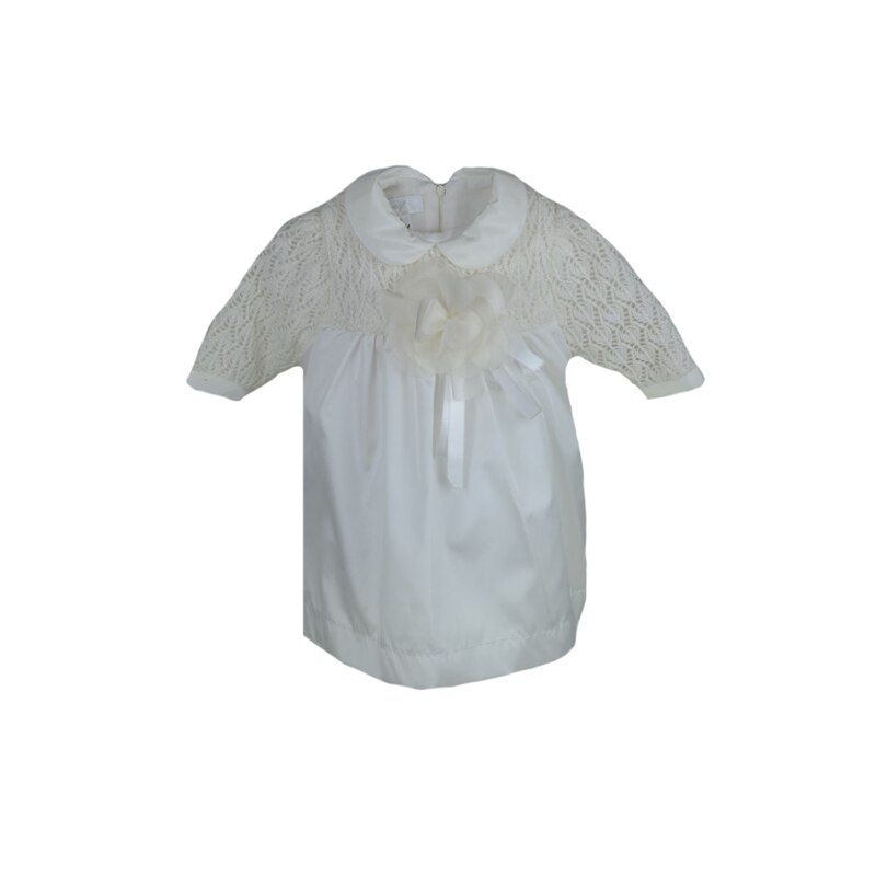 Rochita pentru fete Mini Junior 190AB, Alb, 3 luni