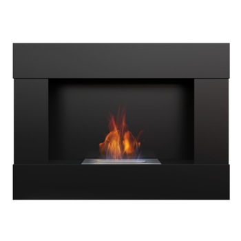 Semineu Combustibil Bio, bravo tuv, capacitate 0.5l, Otel, Negru Semineu Combustibil Bio, bravo tuv, capacitate 0.5l, Otel, Negru