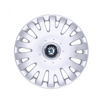 Set 4 Capace Roti Kerime R16, Potrivite Jantelor de 16 inch, Pentru Skoda, Model 403 Set 4 Capace Roti Kerime R16, Potrivite Jantelor de 16 inch, Pentru Skoda, Model 403
