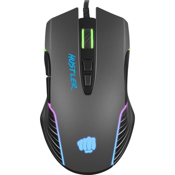 Mouse Fury Hustler, 6400dpi, optic, USB cu fir, Negru Mouse Fury Hustler, 6400dpi, optic, USB cu fir, Negru