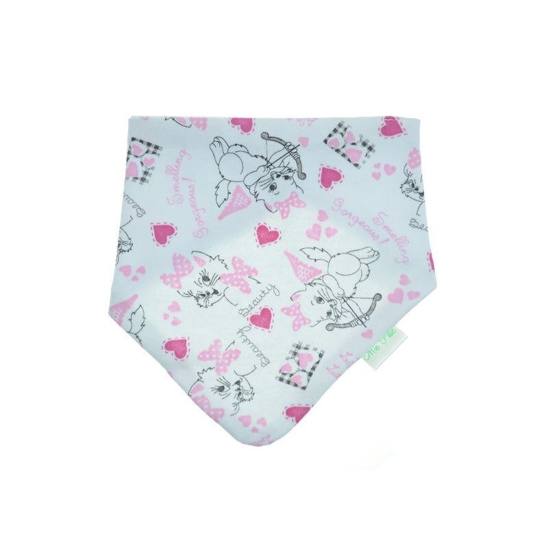 Baveta pentru fete Mic Pitic BA3BV, Roz