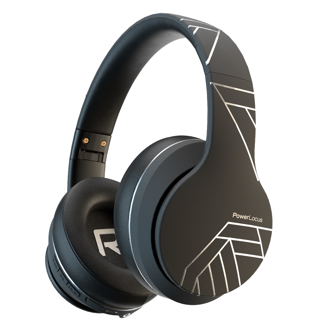 Casti Audio Wireless PowerLocus P6 Mat Negru/Argintiu