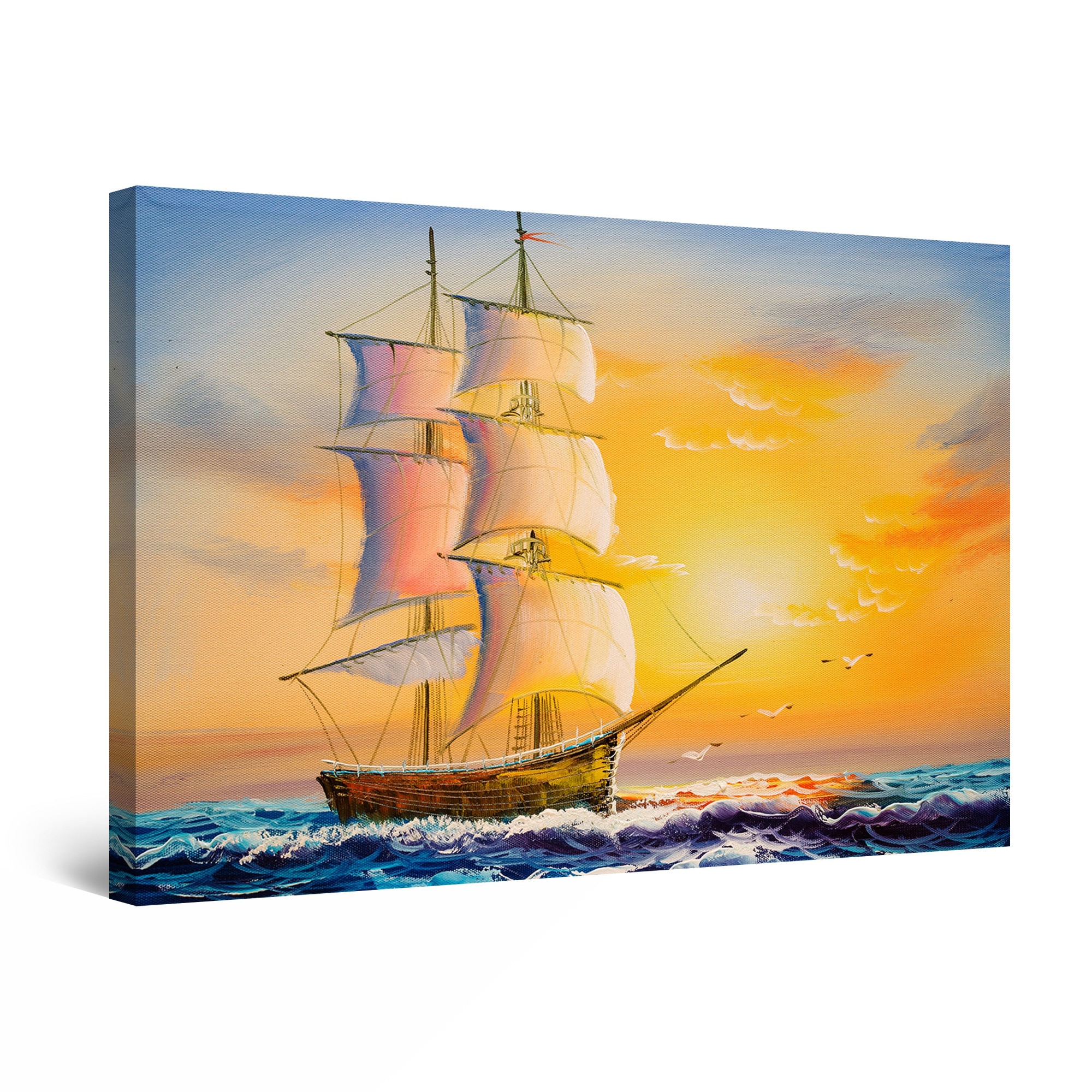 Tablou DualView Startonight Vapor la Apus I, luminos in intuneric, 60 cm x 40 cm