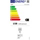 Vitrina de vinuri Candy CWC 150EM/N, 41 sticle, Clasa G, MonoZone, Iluminare LED, Negru