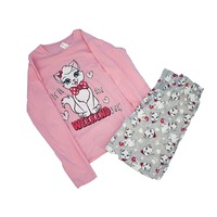 pijamale pentru copii imprimeu talking angela culoare roz cu gri varsta 10 ani imagen 16_0_
0
