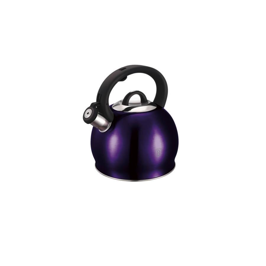 Ceainic din otel inoxidabil cu fluier Berlinger Haus ,BH 6831 ,3 Litri Purple eclipse Colection Berlinger Haus
