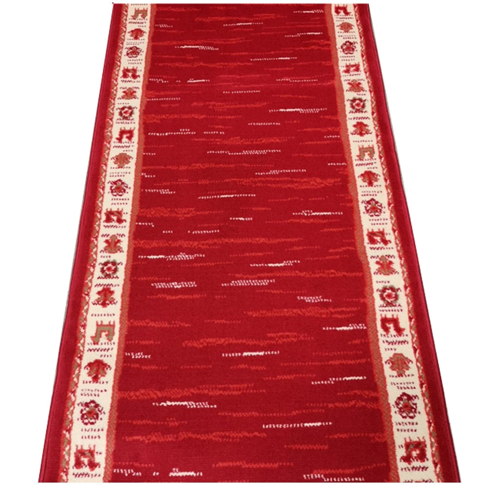 Covor traversa rosie pentru hol sau camera latime 80 cm grosime 9 mm