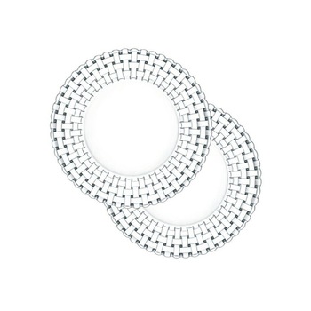 Set 2 farfurii Nachtmann, Bossa Nova 77119, 23 cm, Transparent Set 2 farfurii Nachtmann, Bossa Nova 77119, 23 cm, Transparent
