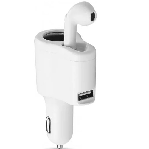 Casca Bluetooth integrata la incarcator auto