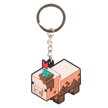 Breloc Minecraft Earth Muddy Pig , Jinx, Multicolor Breloc Minecraft Earth Muddy Pig , Jinx, Multicolor