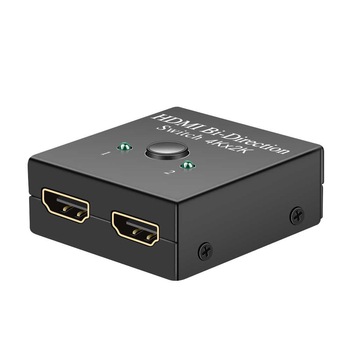Comutator HDMI bi-directional 2x1 Switch sau 1x2 Splitter, cu doua porturi, TarTek Comutator HDMI bi-directional 2x1 Switch sau 1x2 Splitter, cu doua porturi, TarTek