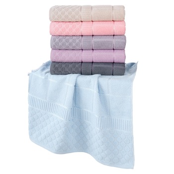 Set 6 prosoape LuiSa Home collection 70 x 140 , culoare bej/blue Set 6 prosoape LuiSa Home collection 70 x 140 , culoare bej/blue