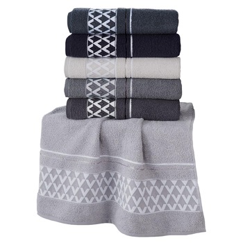 Set 6 prosoape LuiSa Home collection 70 x 140 , culoare gri Set 6 prosoape LuiSa Home collection 70 x 140 , culoare gri