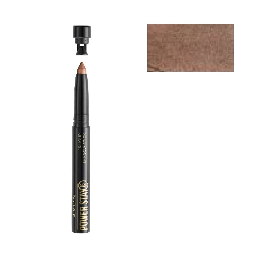 Fard de pleoape tip baton cu efect de lunga durata, Power Stay, Everyday Beige, Avon, 1.4 g