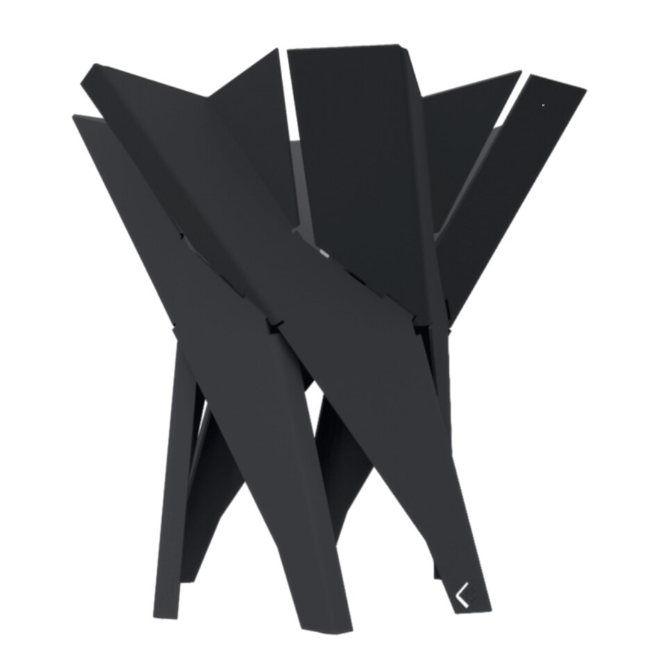 Semineu de gradina, Kratki, Otel, 14.8 Kg, Negru