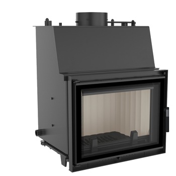 Semineu rezidential, kratki, Zuzia 19 Deco, Negru, Otel, 19kw Semineu rezidential, kratki, Zuzia 19 Deco, Negru, Otel, 19kw