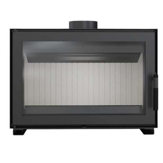 Semineu cu aer, Kratki, Jas pf, otel, negru