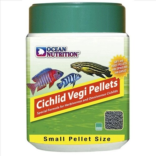 Hrana pesti acvariu - Ocean Nutrition Cichlid Vegi Pellets Small 100 g