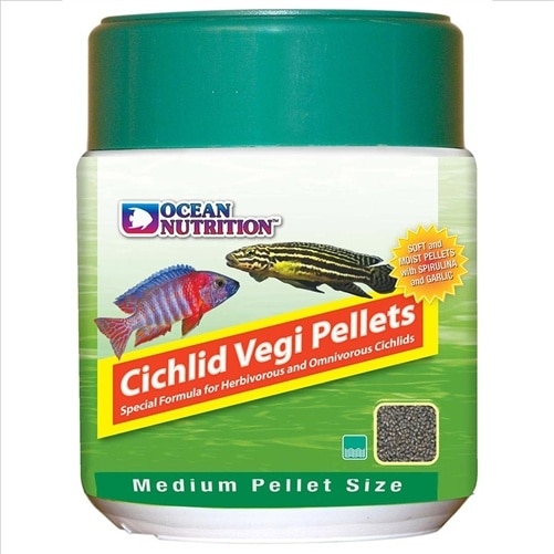 Hrana pesti acvariu - Ocean Nutrtion Cichlid Vegi Pellets Medium 100 g