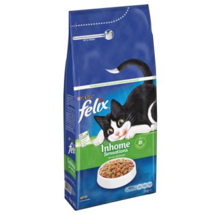 Hrana pentru pisici Felix Inhome Sensations 2kg