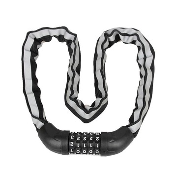 Antifurt bicicleta Forever, lant reflectorizant cu cifru, 1 m Antifurt bicicleta Forever, lant reflectorizant cu cifru, 1 m
