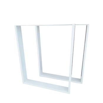 Set 2 picioare masa Premium 50 X 72 cm, Culoare Alb, Vopsit electrostatic, Kit montaj inclus Set 2 picioare masa Premium 50 X 72 cm, Culoare Alb, Vopsit electrostatic, Kit montaj inclus